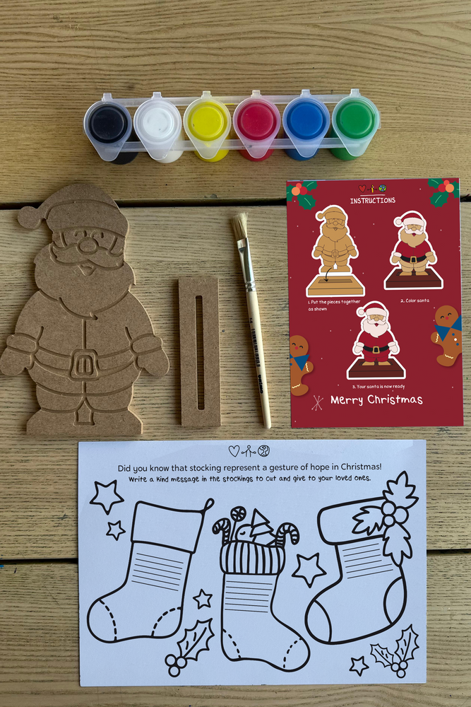 Christmas Santa Arts & Crafts Box