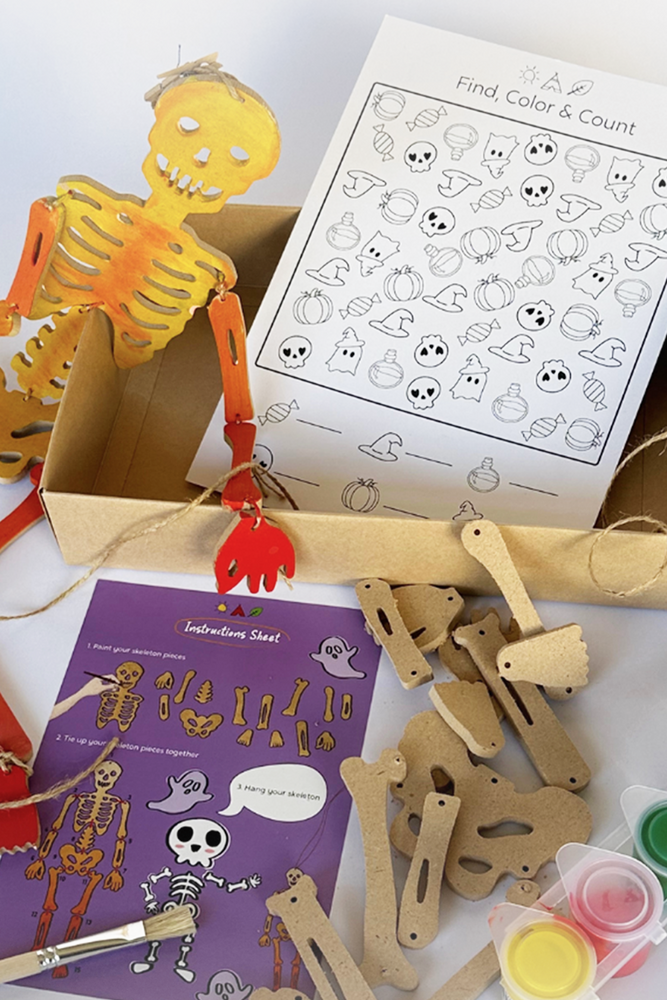 Skeleton Arts & Craft Box