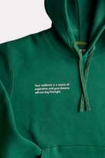 Resilience - Unisex Green Hoodie