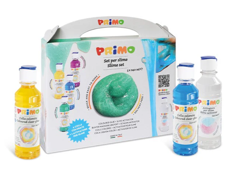 Primo Coloured Clear Glue Slime Set