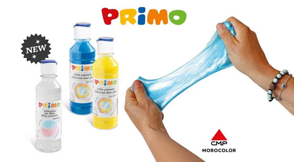 Primo Coloured Clear Glue Slime Set